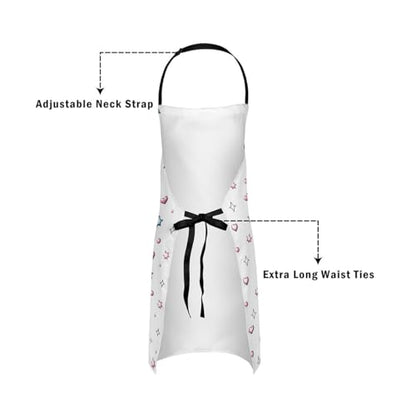 Manfei Baseball Kids Kitchen Apron - color: Princess Pink