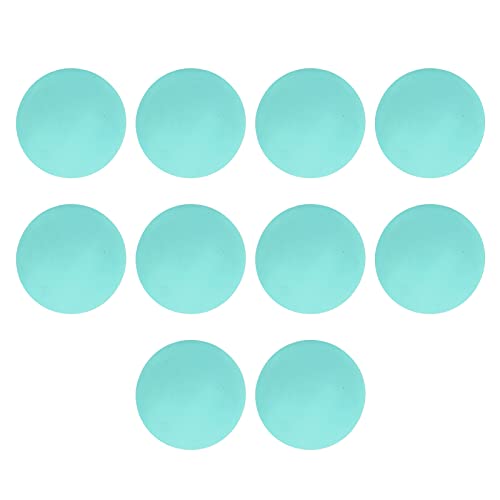 Drfeify EVA Foam Balls, 10pcs 65mm Soft Practice Balls with High Hit and Abrasion Resistance for Indoor Outdoor Training, Kids and Pets Play - color: Lake Blue