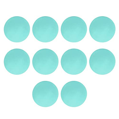 Drfeify EVA Foam Balls, 10pcs 65mm Soft Practice Balls with High Hit and Abrasion Resistance for Indoor Outdoor Training, Kids and Pets Play - color: Lake Blue