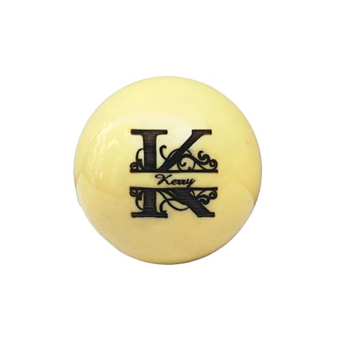 Personalized Pool Ball with Custom Engraving, Monogrammed Cue Ball 57mm, Gifts for Billiards Enthusiast, Sports Gift, Festive Spirit, Custom Text, Unique Birthday Present