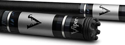 Viper by GLD Products Sinister 58" Pool Cue - color: Dark Brown with Silver, size: 18 Ounce