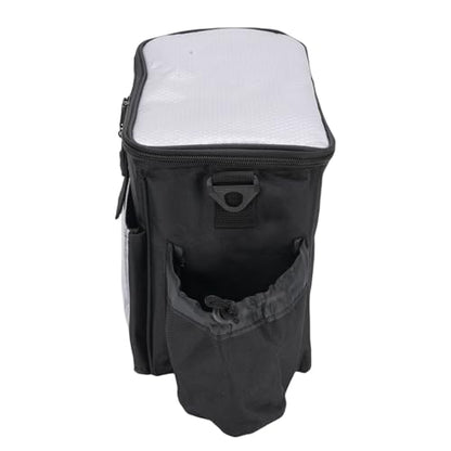 Disc Golf Bag, 420D Polyester Large Capacity Backpack with Detachable Adjustable Strap, Lightweight Multiple Pockets 10.0 X 6.1 X 9.4 in for Beginners and Pro Players