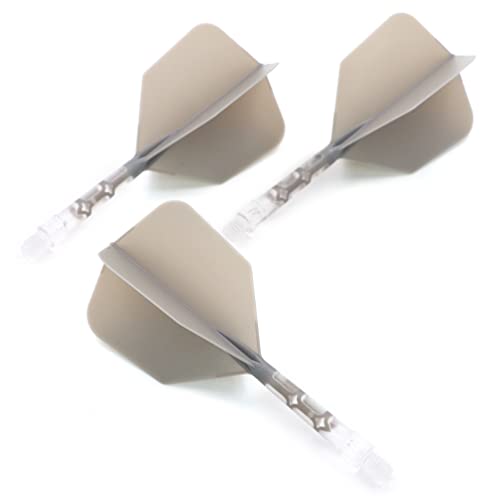 CUESOUL ROST T19 Integrated Dart Shaft and Flights Big Wing Shape Grey 28mm-Say Goodbye to Falling Dart Flight - color: with Ice Shaft
