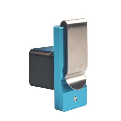 LAKE OF FIRE Chalk Holder Pool Billiards, Pool Cue Chalk Holder with Magnetic Belt Clip Snooker Billiard Accessories - color: Blue, style: Square