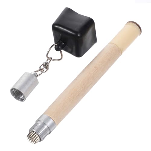Hariendny 2 in 1 Chalk Holder for Billiards, Portable Pool Cue Chalk Holder, Snooker Pool Cue Tip Shaper, Repair Cue Tip Stick Accessories, Billiard Cue Tip Pricker