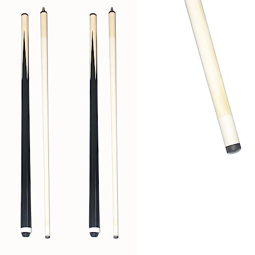 58 Inch 19oz 2-Piece Hardwood Billiard House Cue Sticks Pool Cue, - style: 58" Set of 2