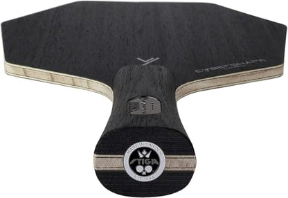 STIGA Cybershape Carbon Table Tennis Blade | Ping Pong Paddle - Unique Design for Larger Hitting Area & Increased Control - Competition Approved - style: Master/Concave