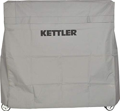 KETTLER Heavy-Duty Select Weatherproof Indoor/Outdoor Table Tennis Table Cover, Grey (7033-100)