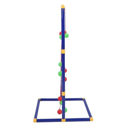 Alomejor Ladder Toss Game Set Fun Interactive Outdoor Ladder Ball Tossing Game for Family Camping, Durable ABS Material