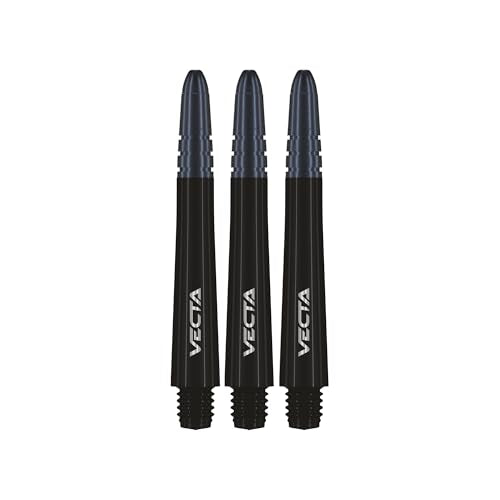 Winmau - Dart Stems Collection - Dart Shafts Multipack 5 Sets Per Pack (15 in Total) - Professional Darts Accessories and Sizes - Suitable for Steel Tip and Soft tip - style: Vecta