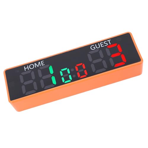 Battery Powered Electronic Scoreboard, 6 Digits Scoreboard, Magnetic LED Portable Scoreboard with Buzzer for Tabletop Games, Basketball, Volleyball, Cornhole, Shuffleboard