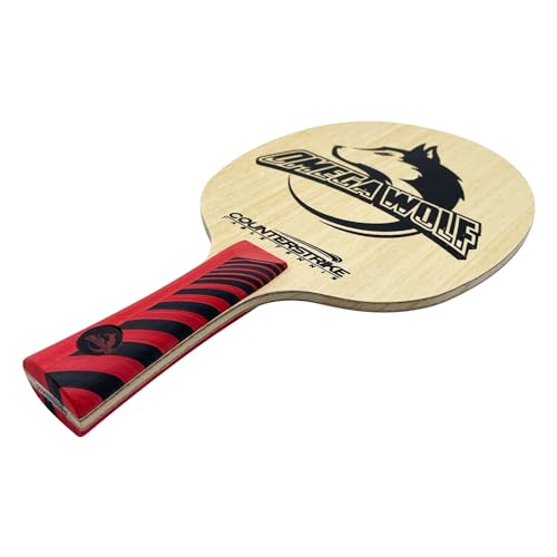 Counterstrike Omega Wolf Table Tennis Blade | ITTF Approved | The Perfect All-Around Blade | Professional Table Tennis Blade