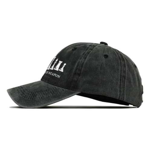 Choose Your Weapon Retro Chess Master Pieces Game Club Humor Baseball Caps,Fishing Hat Trucker Cap Adjustable Sun Peak Hats - color: Black 1
