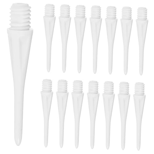 BESTonZON Soft Tip Points Replacement Durable Needle Tips for Electronic for Indoor Sports Practice and Throwing - color: White