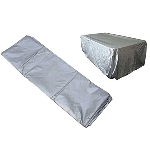 SEIWEI 8ft Billiard Table Dust Cover Outdoor Pool Table Cover Foldable and Waterproof Silver - color: Sliver, size: 8ft