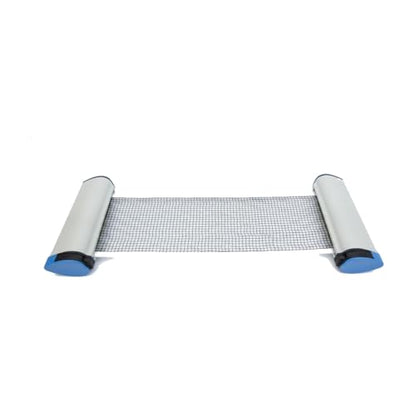 Table Tennis Net and Post Set, Durable Nylon Mesh Replacement Kit with Screw-On Clamps for Standard 9ft Tables
