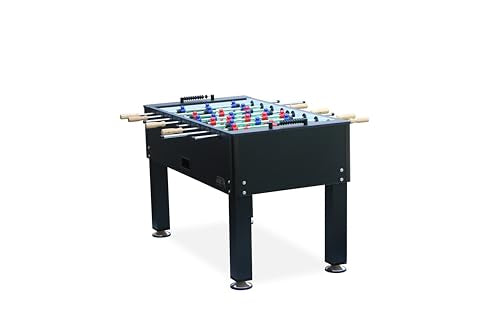 KICK Onyx 55" Foosball Table (Obsidian) – Professional Full-Size Indoor Game Table
