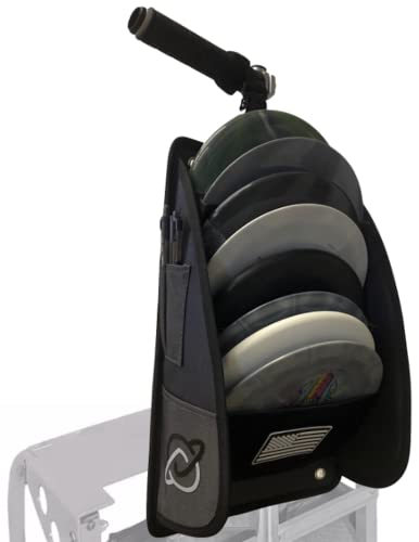 DISCOLOGY Putter Pouch | 8 Disc Capacity | Disc Golf Cart Putter Pouch | Patch For Customization | Disc Golf Accessories