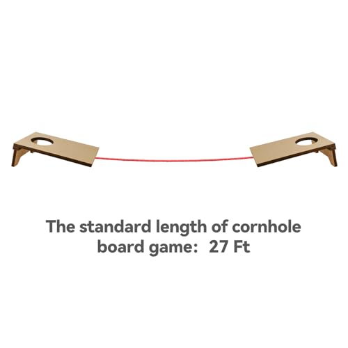 Cornhole Boards Distance Setup Tool, Cornhole Game Measuring Device | Place Your Cornhole Boards the Perfect 27FT Every Time!