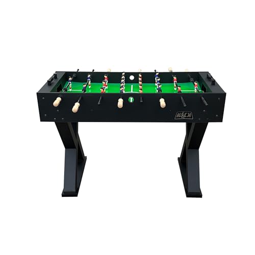 KICK Drias 48" Foosball Table – Compact Indoor Game Table - color: Black