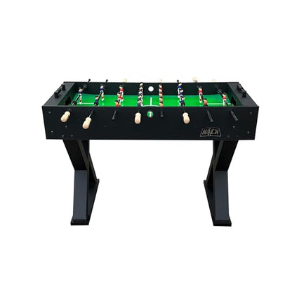 KICK Drias 48" Foosball Table – Compact Indoor Game Table - color: Black