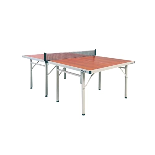STIGA Space Saver - Compact Ping Pong Table - Separate Table Halves - Regulation Height - No Assembly Required - color: Brown