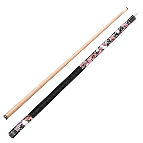Viper by GLD Products Underground 58" Pool Cue - color: Skulls and Roses, size: 19 Ounce