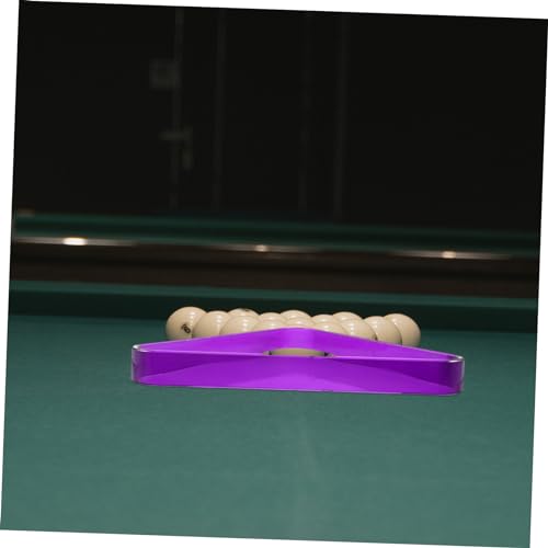 Table Billiard Rack Triangle Mini Pool Balls Holder for Billiards Durable Balls Storage Rack for Cue and Pool Compact Design for Easy Use