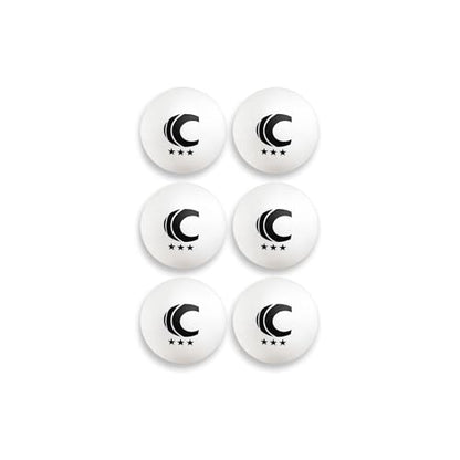 Cannon Sports Table Tennis Set – 4 Unbreakable Paddles, 6 3-Star Balls, Retractable Net & Carry Bag – Clamp-On Portable Ping Pong Net Fits Tables up to 2 Inch Thick, Extends to 6 Feet - color: Black