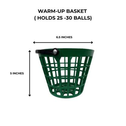 Basket - Range Ball - color: Black, size: Warm Up ( 25-30 Ball)
