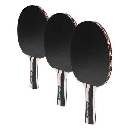 Penn 3.0 Competition Ping Pong Paddles - Choose Single Table Tennis Paddle, or Deluxe 2 or 4 Player Kit with Balls and Storage Case - size: One Size (Pack of 3)