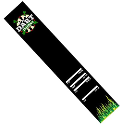 Darts Floor Protector - Professional Setup for Women with Crystal Velvet | Soft Protective with Multiple Throw Distances, Non Slip Rubber Backing, Living Room Bar Accessory 118x13in - size: 7