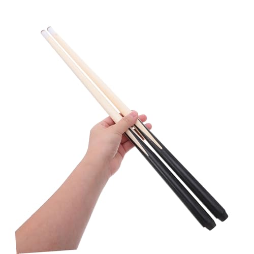 2Pcs Pool Cue Sticks Short Billiard Cues for Tight Spaces Lightweight Cue Sports Accessory for Beginners and Teenagers