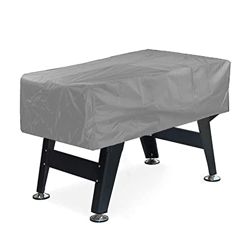 Foosball Table Cover Folding Soccer Table Cover Cover Rectangular Furniture ion Case Durable Oxford Billiard Soccer Table Cover Game Table Cove - color: Gray
