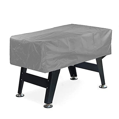 Foosball Table Cover Folding Soccer Table Cover Cover Rectangular Furniture ion Case Durable Oxford Billiard Soccer Table Cover Game Table Cove - color: Gray
