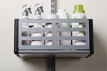 Rubbermaid FastTrack Rail Access Bin Garage Organization Bin for Sports Equipment/Gardening Supplies/Shed/Home/Garage/Item Storage - style: Storage Bin