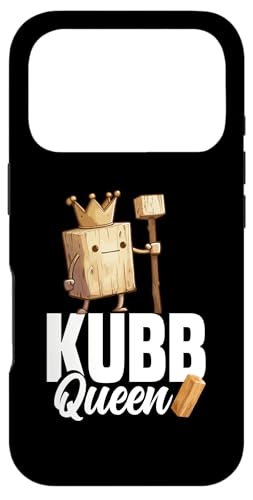 Kubb Qzeen Lawn Game Set Yard Game Viking Chess Kubb Case for iPhone 17 Pro