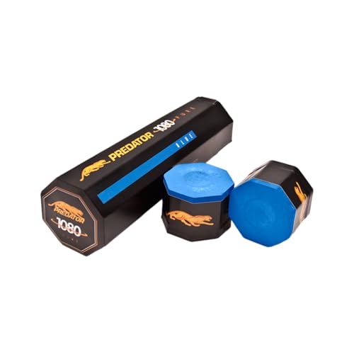 PREDATOR 1080 Performance Pool Chalk for Billiard Cues - 5 pc Tube