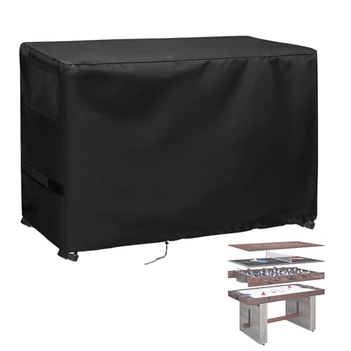 Multi-Game Table Cover for Scpoloco 4-in-1 Combo Game Tables,Ping Pong Tables Cover for Table Top Arcade Machine,Dust Covers for Family Game Night,56"x29"x35" - size: 56"L x 29"D x 35"H