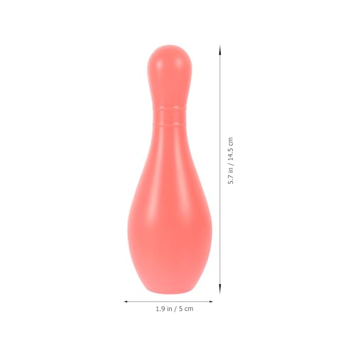 VOSAREA 1Set Plastic Bowling for Indoor Outdoor Recreational Bowling Plaything Fun Pin and Ball for Parties