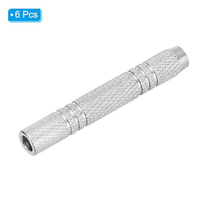 12 Grams Dart Replacements Barrel, 6Pcs Metal Dart Replace Barrel Accessories for Soft and Steel Dart Tips, Silver Tone