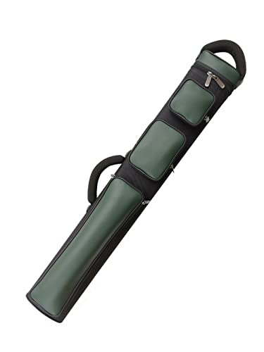 Champion 2X4,3x6 Nylon/Leatherette Billiard Pool Cue Stick Hard Carrying Case 4S2B, 6S3B - color: Green, size: 3X6 (3B6S)