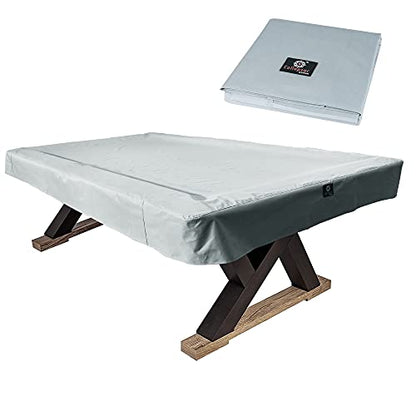 7/8/9FT Heavy Duty 600D Polyester Canvas Billiard Pool Table Cover(7 Colors Available) (Gray, 7-Foot) - color: Grey, size: 7-Foot