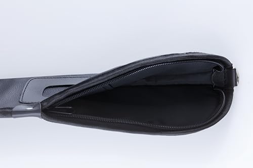 Billiard Pool Stick Bag,1 X 1 PU Pool Cue Cases,Soft 2-Piece Pool Stick Case, Pool Table Accessories（Available in 2 Colors） - color: Black