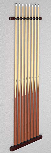 Fat Cat 2-Piece Wall Mounted Hardwood Billiard/Pool Cue Rack,