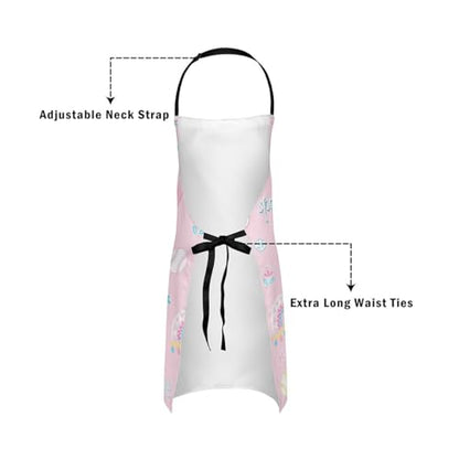 Castle Fairy Boy Soccer Kitchen Apron - color: Pink Baseball