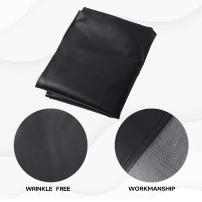 GSE Games & Sports Expert 14' Black Heavy-Duty Leatherette Shuffleboard Table Cover for Shuffleboard Table Accessories - color: Black-14ft