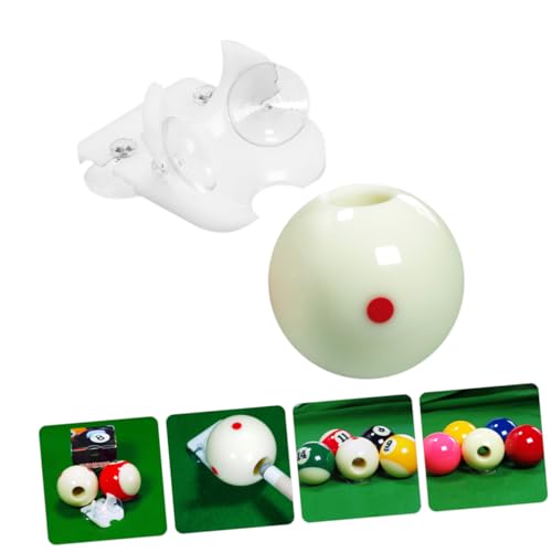 1Set Reusable Billiard Training Ball Pool Cue Ball with Dots Pattern for Skill Improvement for All Levels Billiard Practice Equipment
