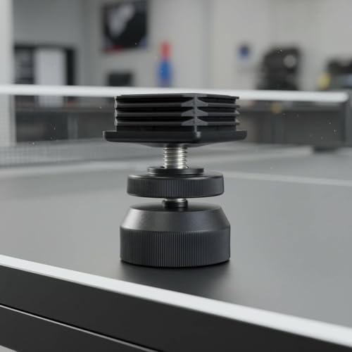 Table Tennis Foot Pad Adjustable Threaded Support Anti-Slip Protector Racket Table Accessory Material Suitable for Indoor Outdoor Recreation - size: Base Screw M10