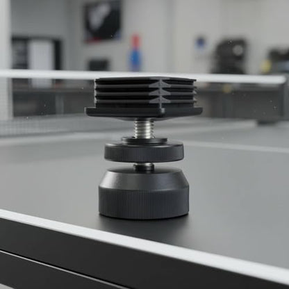 Racket Sport Pong Table Leg Leveler Anti-Slip Base Adjustable Leveling Feet Easy Installation Athletic Gear Part - size: Base Screw M10